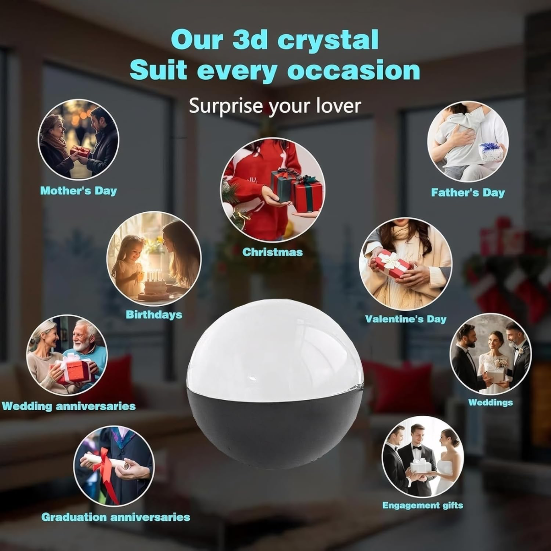 HeartGlow Globe - A Sphere of Love & Memories That Shine Forever