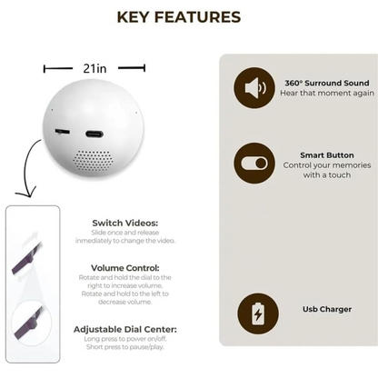 HeartGlow Globe - A Sphere of Love & Memories That Shine Forever